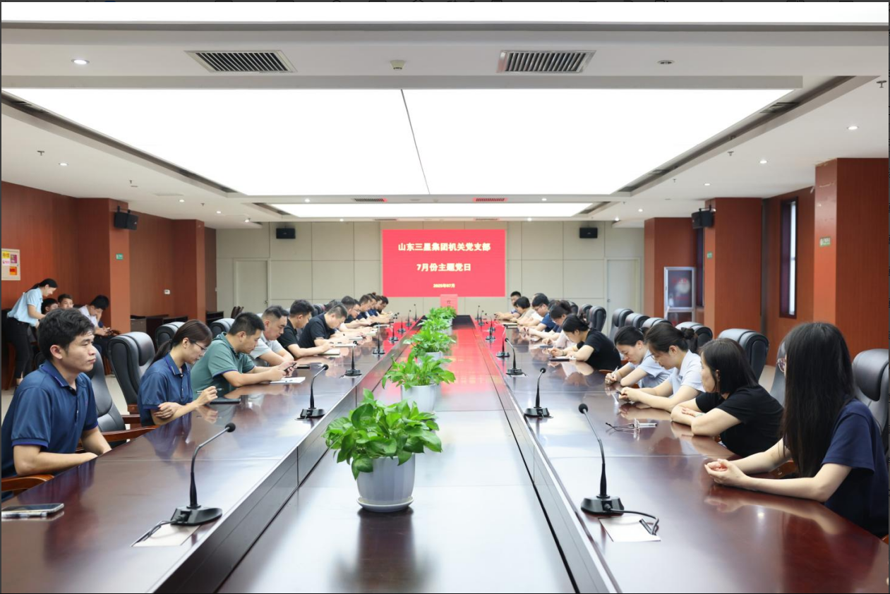 山東三星集團(tuán)各黨支部召開(kāi)預(yù)備黨員轉(zhuǎn)正大會(huì)暨主題黨日活動(dòng)